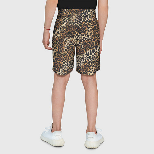 Детские шорты Шкура леопарда / 3D-принт – фото 4