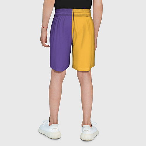 Детские шорты LA LAKERS / 3D-принт – фото 4