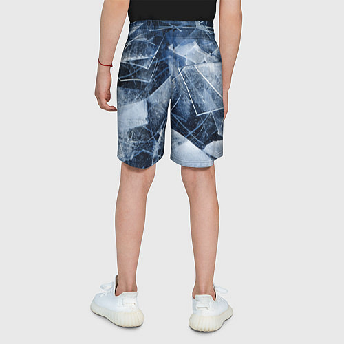 Детские шорты Лёд / 3D-принт – фото 4