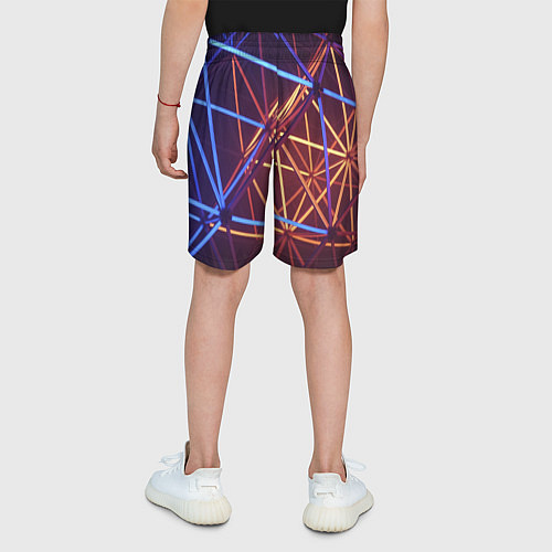 Детские шорты Линии / 3D-принт – фото 4