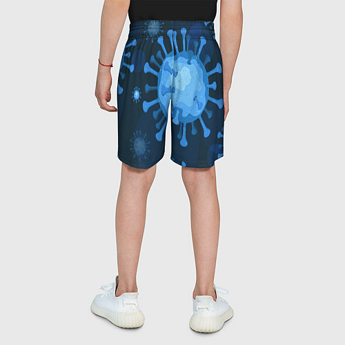 Детские шорты Сorona virus infection / 3D-принт – фото 4
