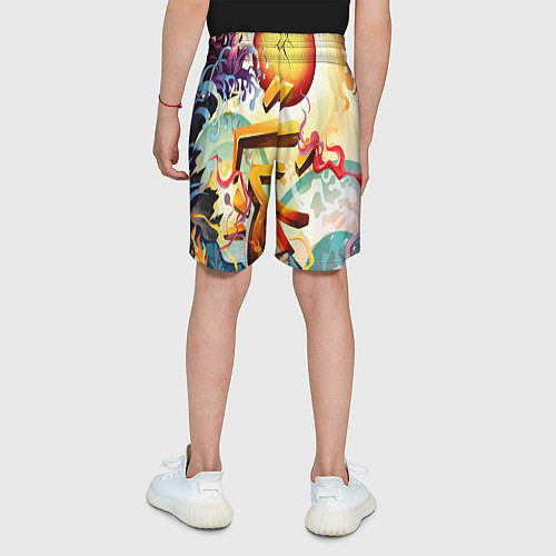 Детские шорты Dsquared tatoo / 3D-принт – фото 4
