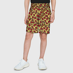 Шорты детские ПРАВИЛЬНОЕ ПИТАНИЕ, цвет: 3D-принт — фото 2