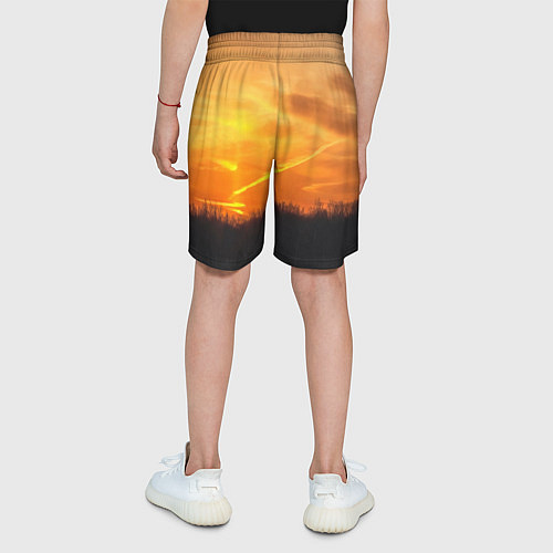 Детские шорты Закат / 3D-принт – фото 4