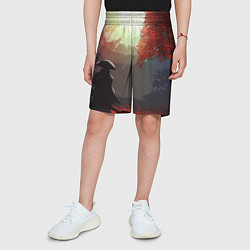Шорты детские Самурай, цвет: 3D-принт — фото 2