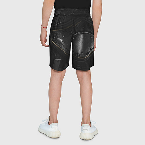 Детские шорты MORTAL SHELL БРОНЯ / 3D-принт – фото 4