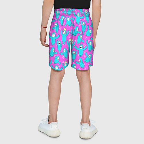 Детские шорты Fall guys Pink / 3D-принт – фото 4