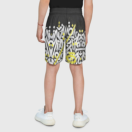 Детские шорты GRAFFITY / 3D-принт – фото 4