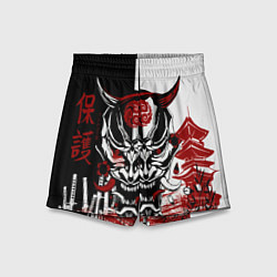 Шорты детские Самурай Samurai, цвет: 3D-принт