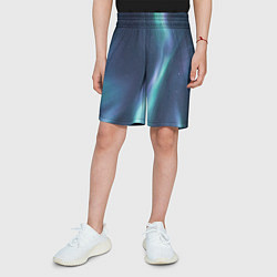 Шорты детские Северное Сияние, цвет: 3D-принт — фото 2
