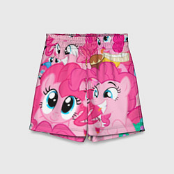 Шорты детские Pinkie Pie pattern, цвет: 3D-принт