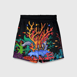 Детские шорты Морской пейзаж