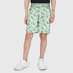 Шорты детские Веселые лягушки, цвет: 3D-принт — фото 2