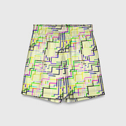 Шорты детские Geometric Color, цвет: 3D-принт