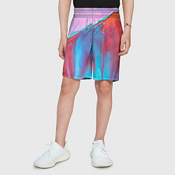 Шорты детские Вода и песок, цвет: 3D-принт — фото 2