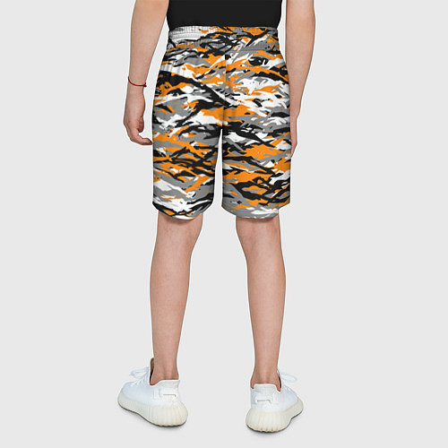 Детские шорты Тигровый камуфляж / 3D-принт – фото 4