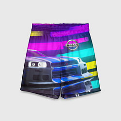 Детские шорты NISSAN GT-R SKYLINE