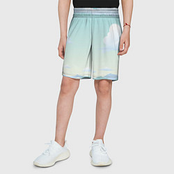 Шорты детские Чистая природа, цвет: 3D-принт — фото 2