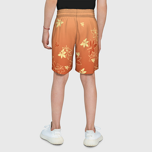 Детские шорты КАДЗУХА KAZUHA КРАСНЫЙ КЛЕН / 3D-принт – фото 4