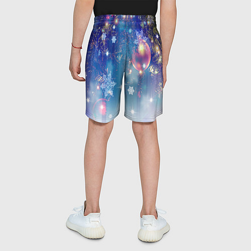 Детские шорты Игрушки на Елке / 3D-принт – фото 4