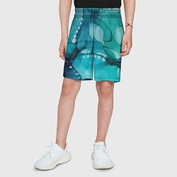 Шорты детские Глюки водолаза, цвет: 3D-принт — фото 2