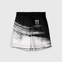 Шорты детские Monster Energy марка напитка, цвет: 3D-принт