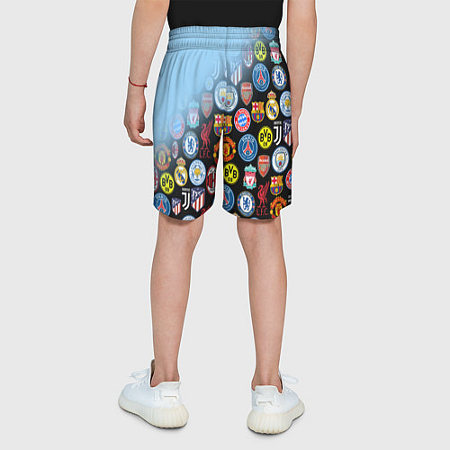 Детские шорты МАНЧЕСТЕР СИТИ MANCHESTER CITY / 3D-принт – фото 4