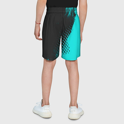 Детские шорты 6IX9INE Текстура / 3D-принт – фото 4