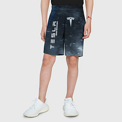 Шорты детские TESLA Pro Racing Пламя, цвет: 3D-принт — фото 2