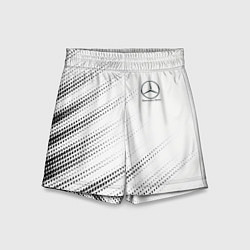 Шорты детские Mercedes-Benz - White, цвет: 3D-принт
