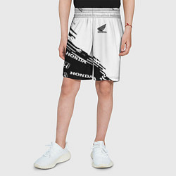 Шорты детские Honda sport pattern, цвет: 3D-принт — фото 2