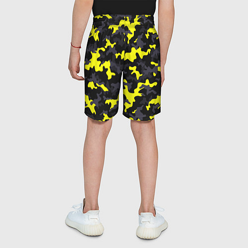 Детские шорты Black Camo / 3D-принт – фото 4