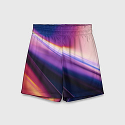 Шорты детские Градиент Абстрактный Фон, цвет: 3D-принт