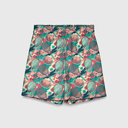 Шорты детские Ракетки для тенниса, цвет: 3D-принт