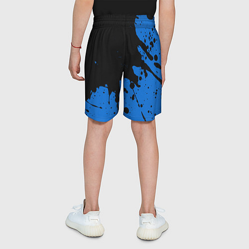Детские шорты МЕРСЕДЕС Краска 5 / 3D-принт – фото 4
