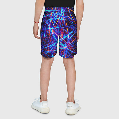 Детские шорты Neon pattern Fashion 2055 / 3D-принт – фото 4