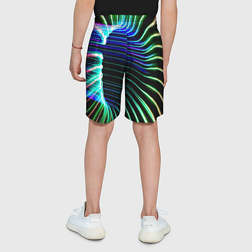 Детские шорты Portal Fashion pattern Neon / 3D-принт – фото 4