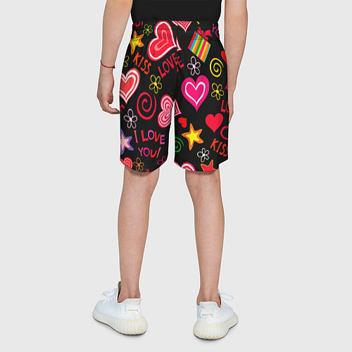 Детские шорты Я ЛЮБЛЮ ТЕБЯ РОДНАЯ! / 3D-принт – фото 4