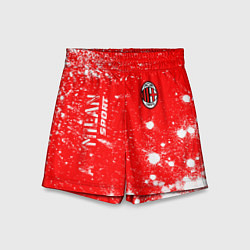 Шорты детские AC MILAN AC Milan Sport Арт, цвет: 3D-принт