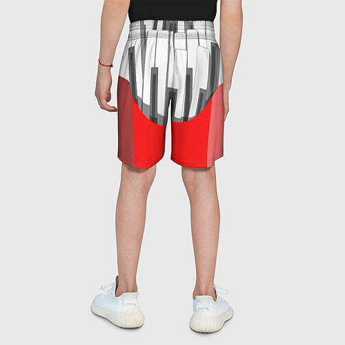 Детские шорты Клавиши фортепиано как картошка фри / 3D-принт – фото 4