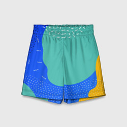 Шорты детские Geometry collor, цвет: 3D-принт