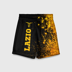 Шорты детские Lazio - gold gradient: по-вертикали, цвет: 3D-принт