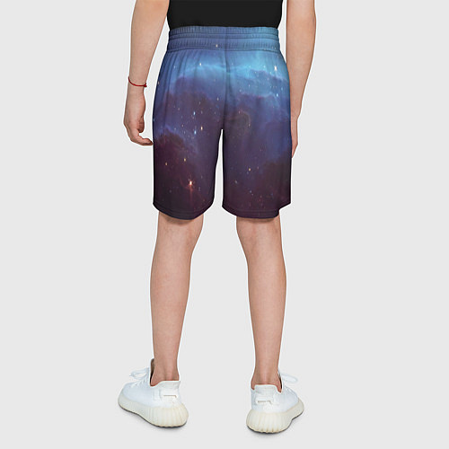 Детские шорты Космический дым / 3D-принт – фото 4