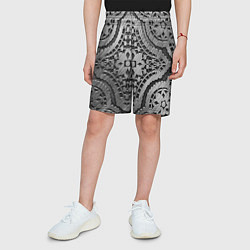 Шорты детские Кружевная кольчуга, цвет: 3D-принт — фото 2