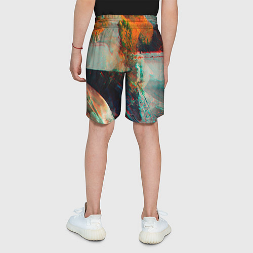 Детские шорты Картинный холст со множеством красок / 3D-принт – фото 4