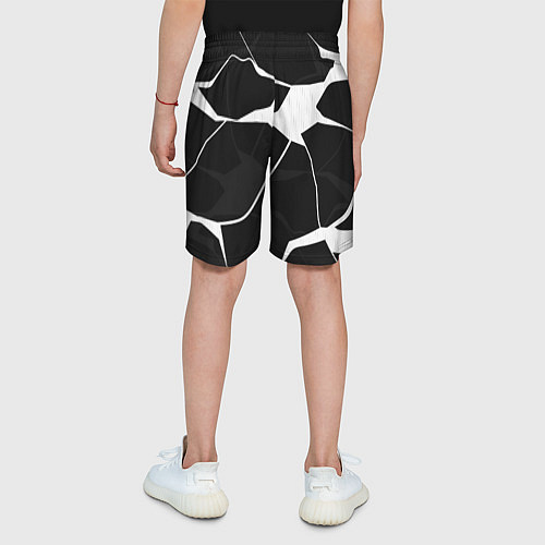 Детские шорты Черно-белая классика / 3D-принт – фото 4