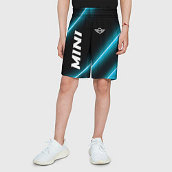 Шорты детские Mini неоновые лампы, цвет: 3D-принт — фото 2
