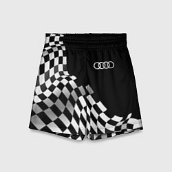 Шорты детские Audi racing flag, цвет: 3D-принт