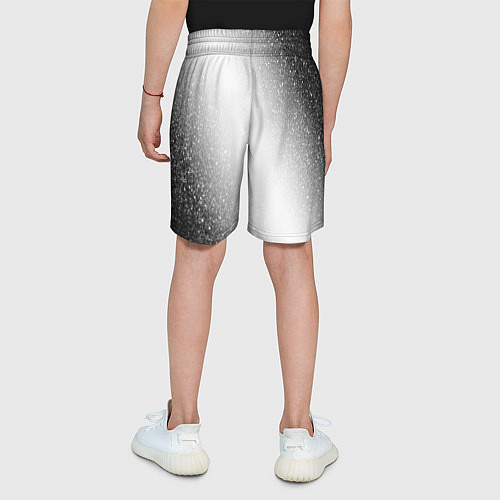 Детские шорты Cyberpunk 2077 glitch на светлом фоне: по-вертикал / 3D-принт – фото 4