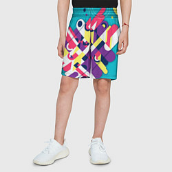 Шорты детские Просто красивый фон, цвет: 3D-принт — фото 2